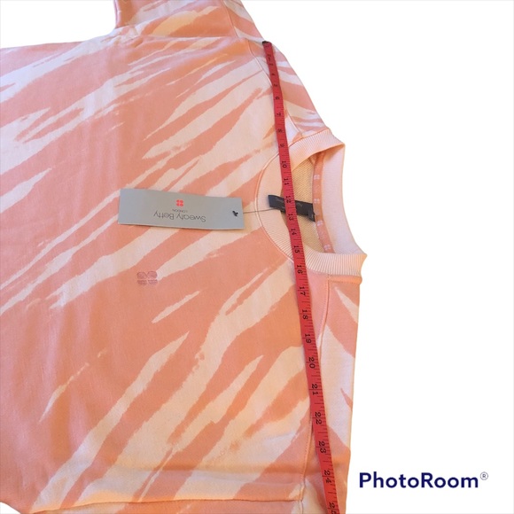NWT Sweaty Betty Sweatshirt, M (runs large), creamsicle orange, soft and cozy! - Picture 11 of 15